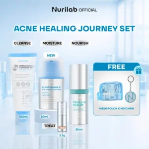 Acne Healing Set | Moisturizer, Cleansing, Concealer & Serum