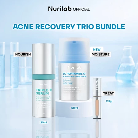 Acne Recovery Trio Bundle | Moisturizer, Serum B & Conclearing