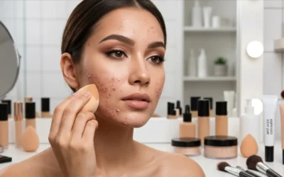 Bagaimana Cara Memakai Makeup Tebal Saat Kulit Berjerawat Tanpa Memicu Breakout?